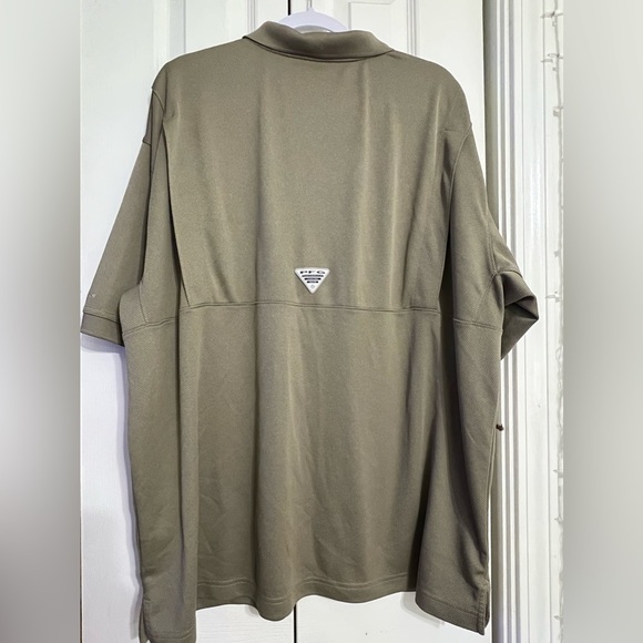 Columbia Men's Perfect Cast Polo Shirt Size XXL (Sage Green) - Picture 8 of 9